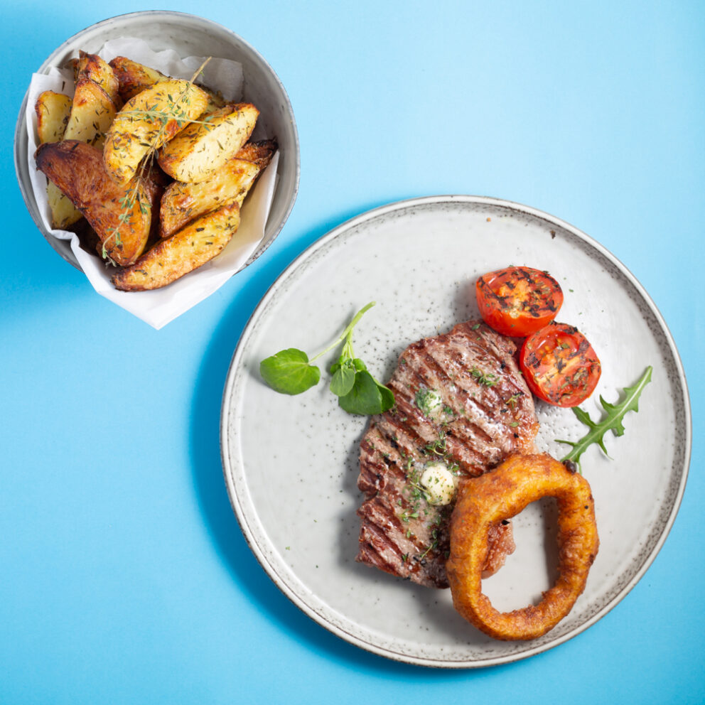 Private Chef Recipes Steak and Onion Rings