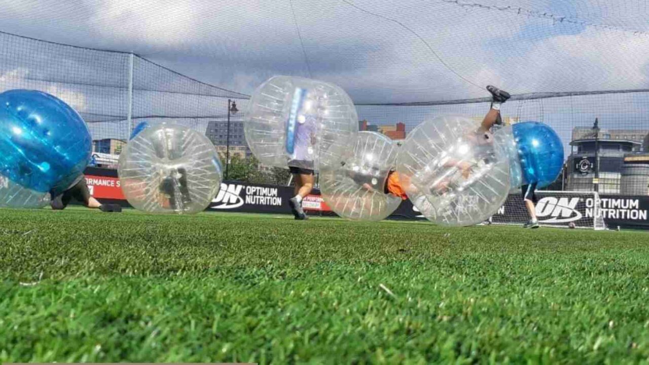 Zorb Football in Bristol can add an extra level of hilarity to your stag do