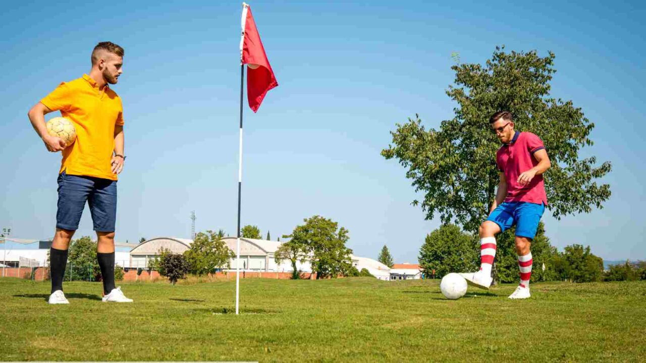 Footgolf is a quirky thing to do in Leeds for a birthday