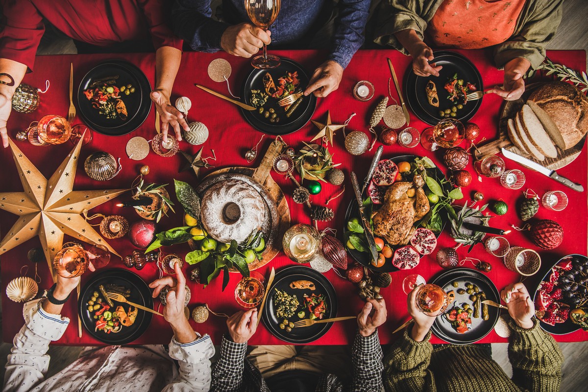 christmas dinner prep