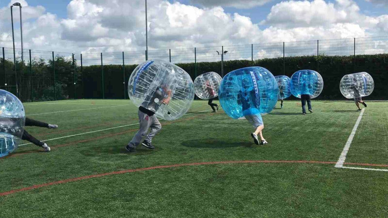 Bubble Football is an amazing ideas for stag party in Leeds