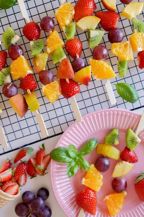 Fruit Skewers are an easy gluten-free party food