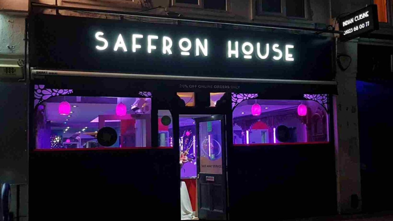 The Saffron House is a popular Indian restaurant in Watford