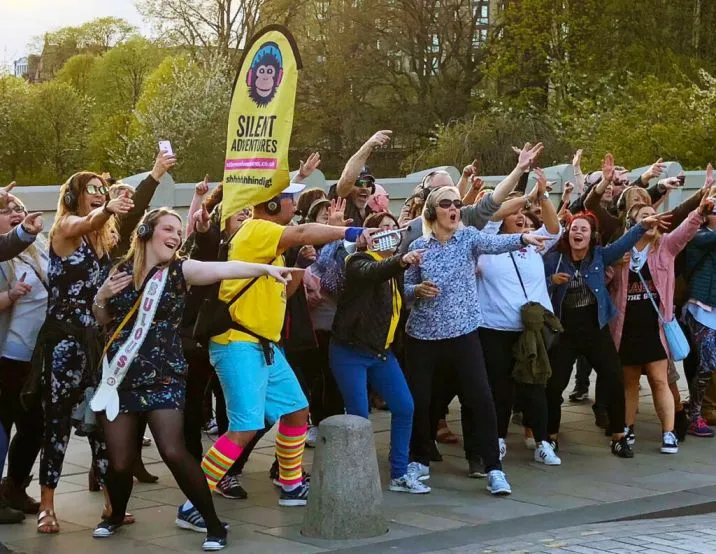 A Silent Disco Tour is one of the quirky things for young couples to do in Liverpool. 