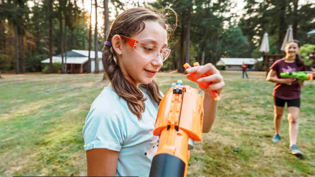 A Nerf gun party is an excellent 16th birthday celebration idea.