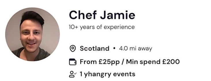 Chef Jamie Specialises in Asian cooking classes in Glasgow.