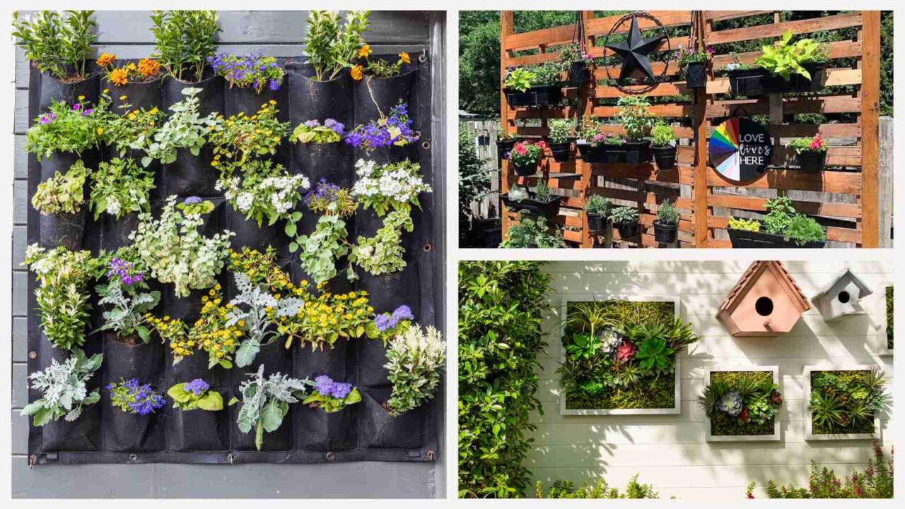 Flower wall is a fantastic DIY garden party decoration idea