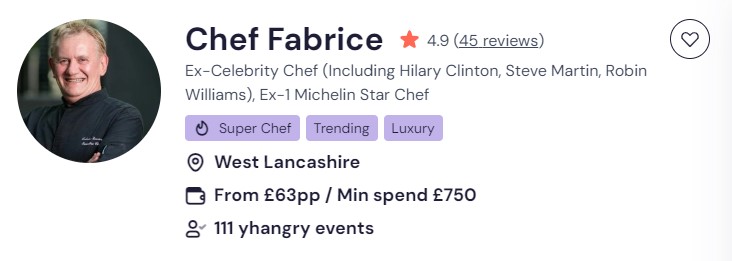 Chef Fabrice can provide halal meal prep in Manchester on demand.