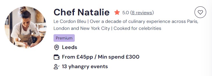 Chef Natalie provides meal prep services in Manchester.