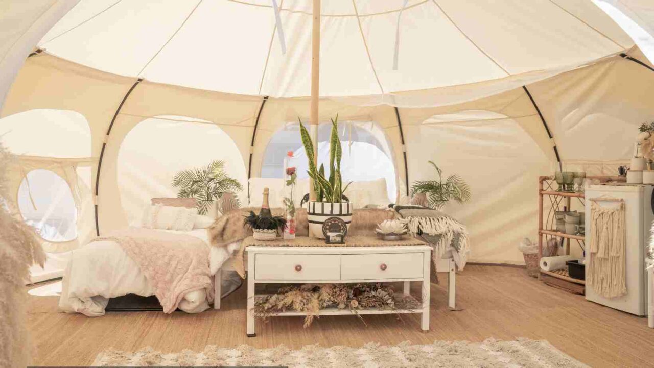 Glamping is a great 16th-birthday idea for a girl.