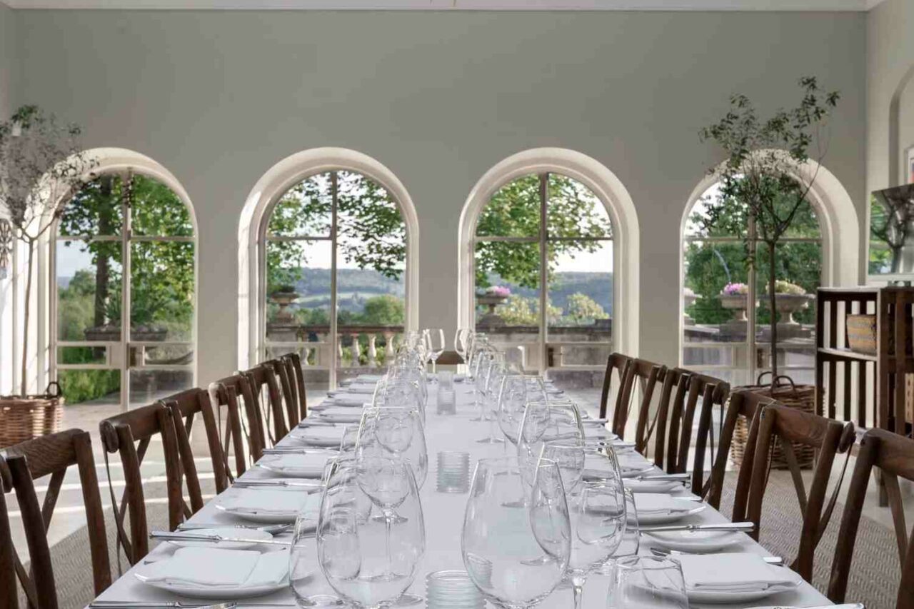 The Beaverbrook, a private dining setting in Surrey.
