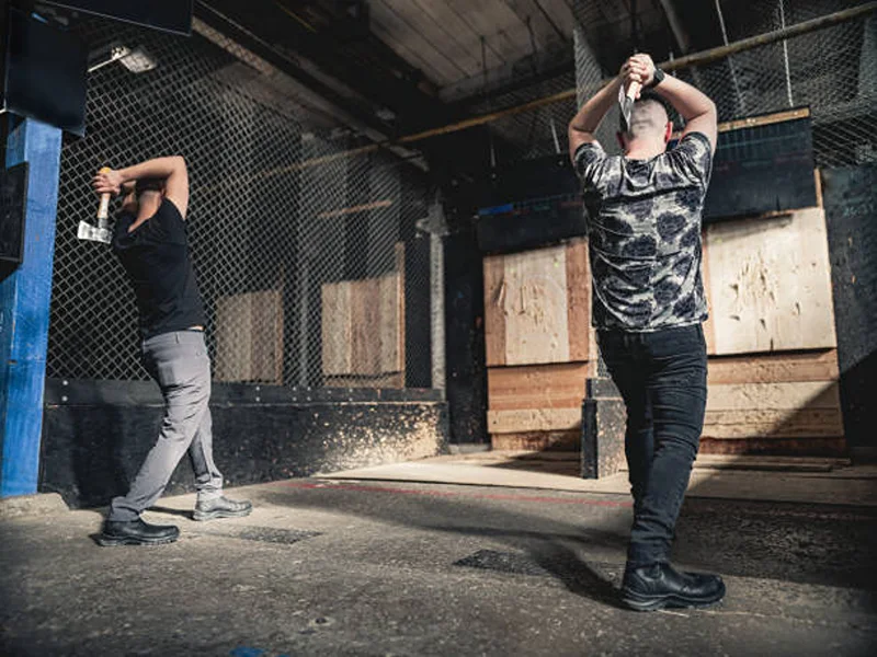 Axe Throwing is one of Liverpool stag do ideas.