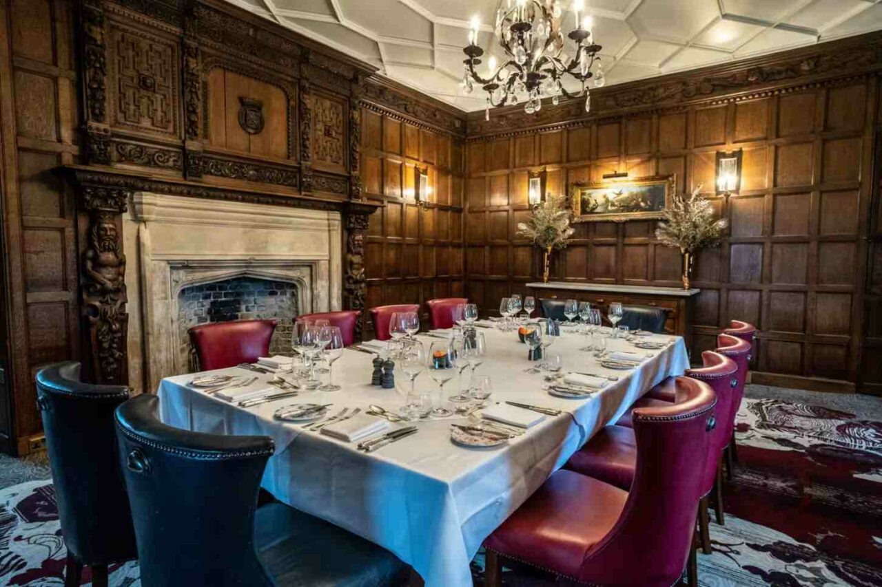 The Elizabethan by Ellenborough Park, a private dining venue in Cheltenham.
