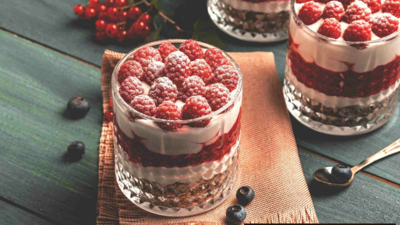 A trifle is one of the best Christmas party food ideas in the UK