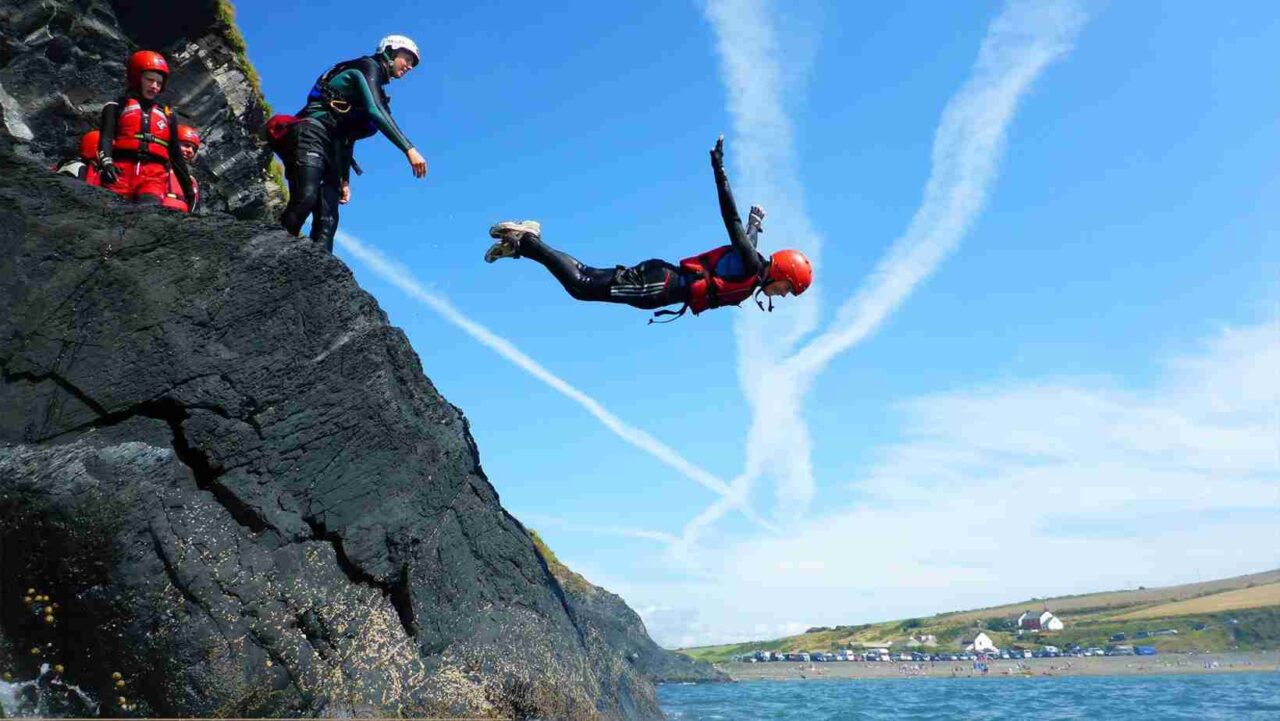 Coasteering in Cardiff is a one-of-a-kind activity for a stag do