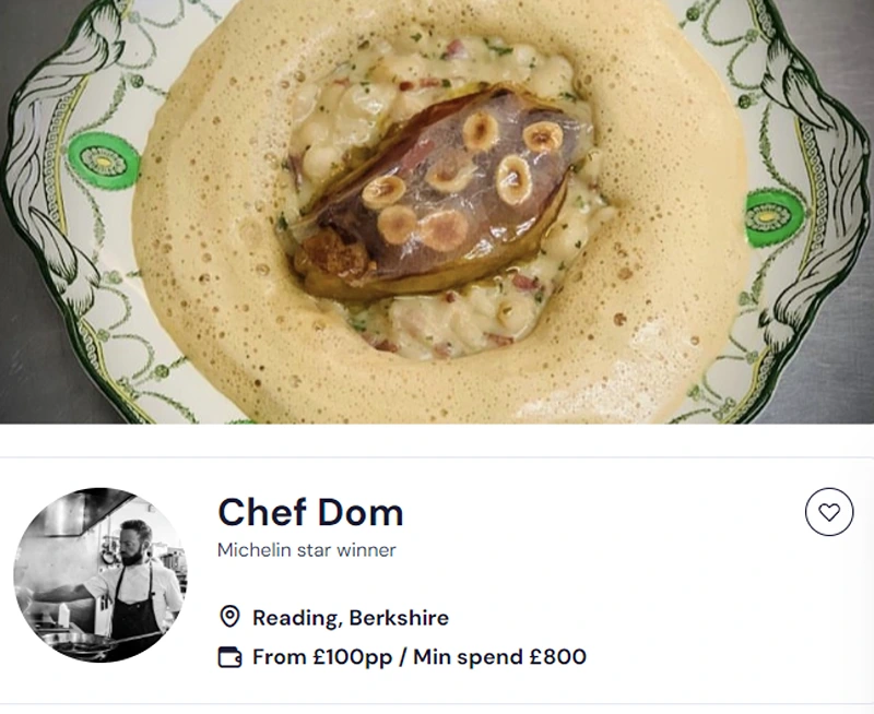 For the best vegetarian cooking classes Oxford offers, hire Chef Dom.