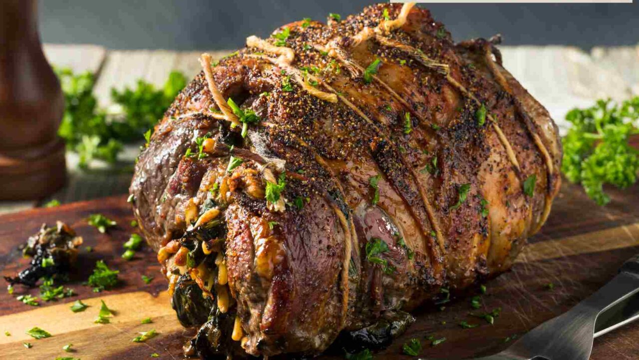 Lamb Roast is a great idea for a Christmas party food