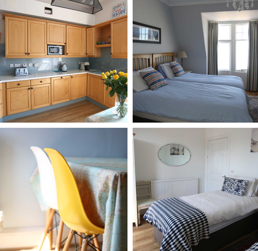 East Sands Holiday Homes for self-catering near North Berwick