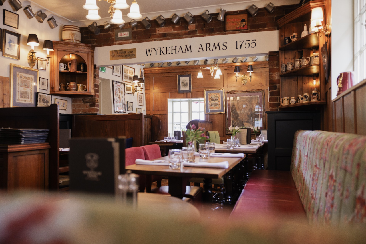 Wykeham Room for private dining in Winchester