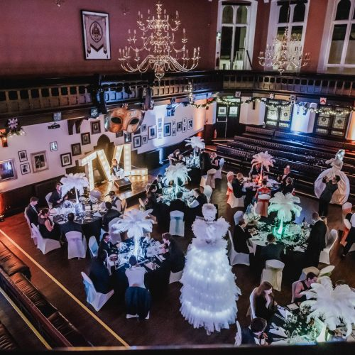 The Debating Chamber as a Christmas venue in Cambridge