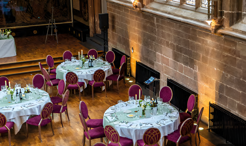 The Great Hall for a Christmas party venue in Coventry