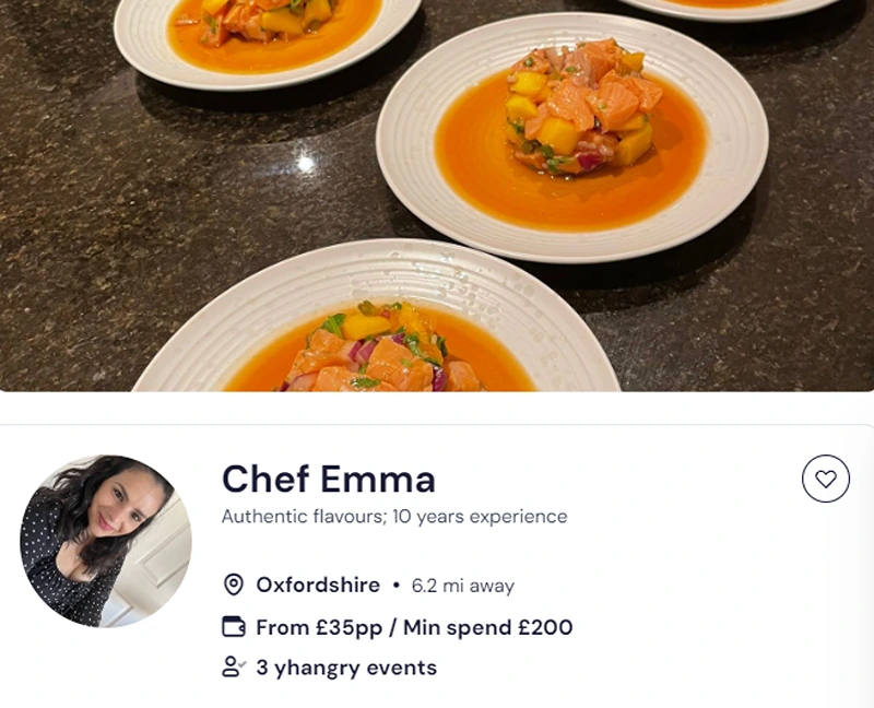 Chef Emma offers Oxford cooking classes.