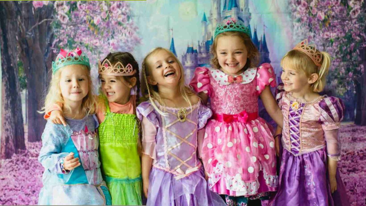 A Princess party is a great 2-year-old birthday party idea for a girl