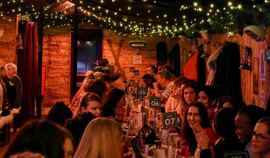 Racks Bar and Kitchen, a christmas party spot in Bristol.