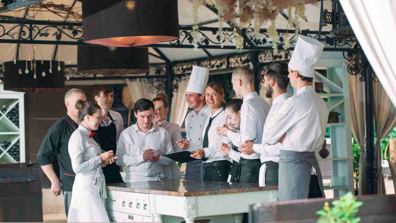 The interpersonal skills of a chef help in team building.