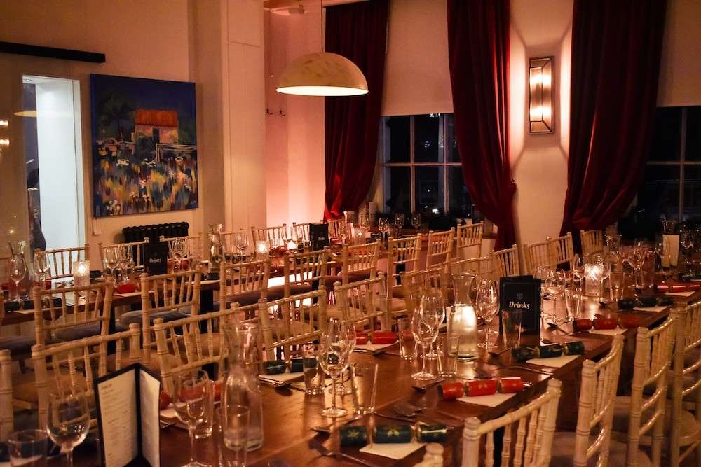 The Square Club in Bristol, a Christmas party venue.
