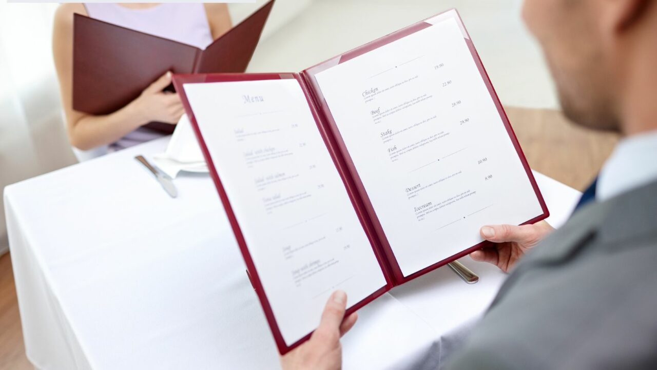 Treat each menu as a private chef-tasting menu