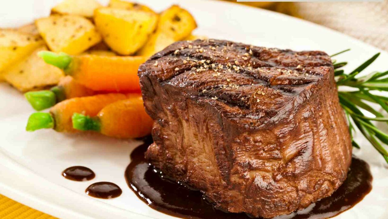 Filet Mignon is an exquisite Xmas party food.