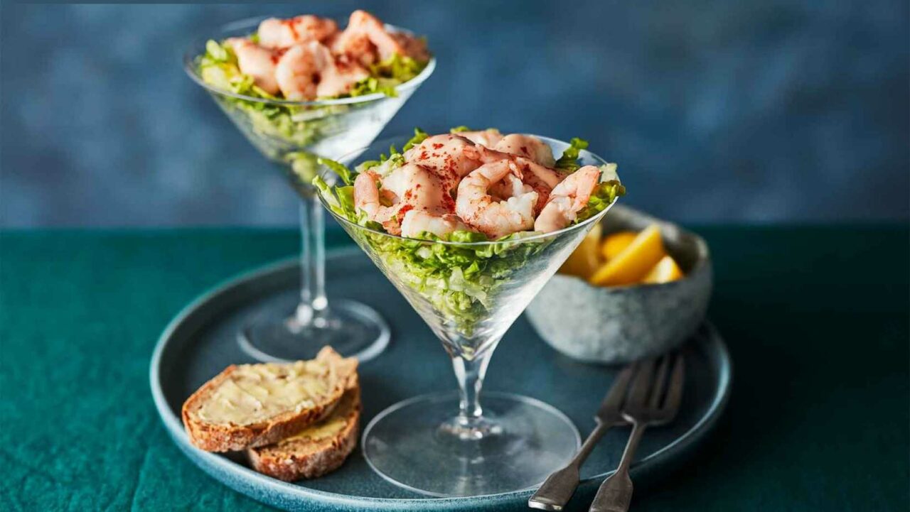 Prawn cocktails are a great Xmas party food idea