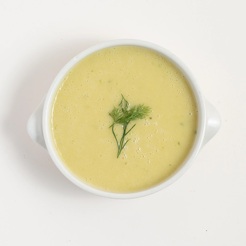 A bowl of Leek and Potato Soup for Xmas starters.