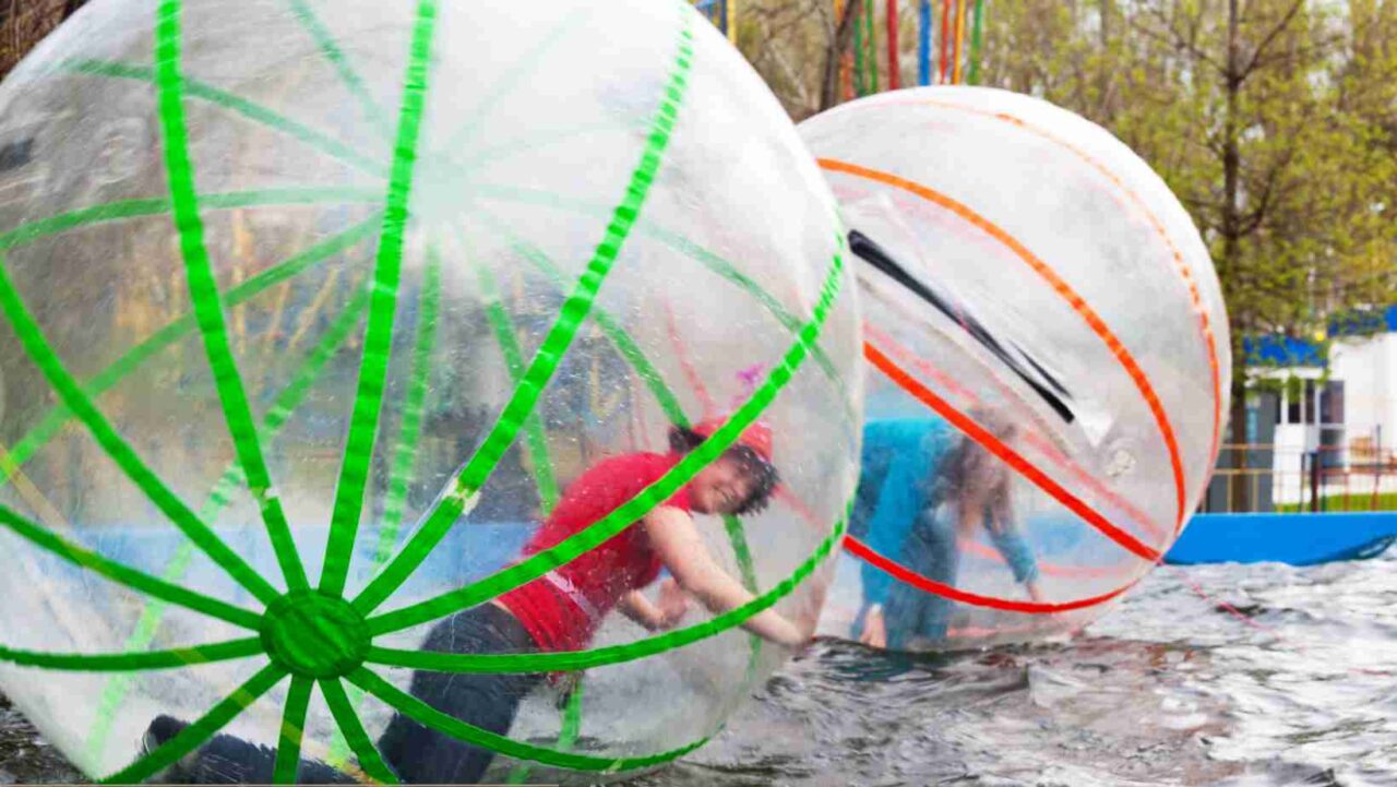 Zorbing in Nottingham is a fantastic way to spend your birthday.