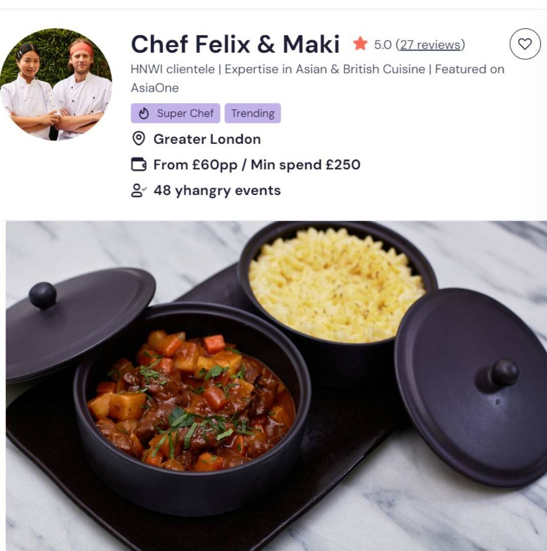 Chef Felix and Maki are renowned Chinese chefs in Peterborough.
