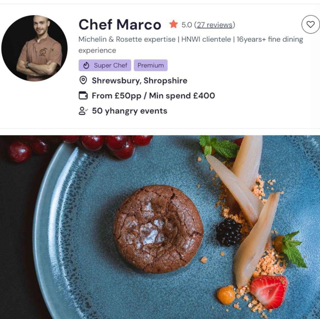 Chef Marco’s baking classes in Birmingham.
