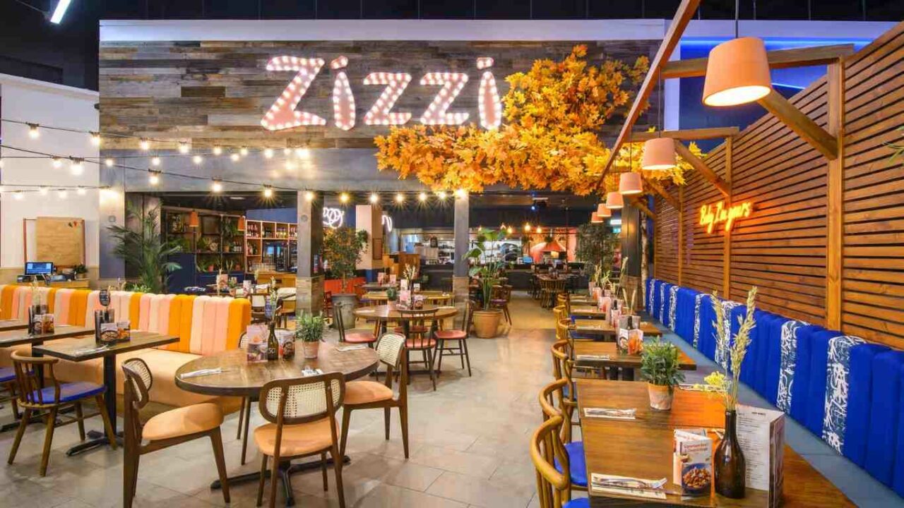 Zizzi, an Italian restaurant offering Christmas day dinner in Sheffield.
