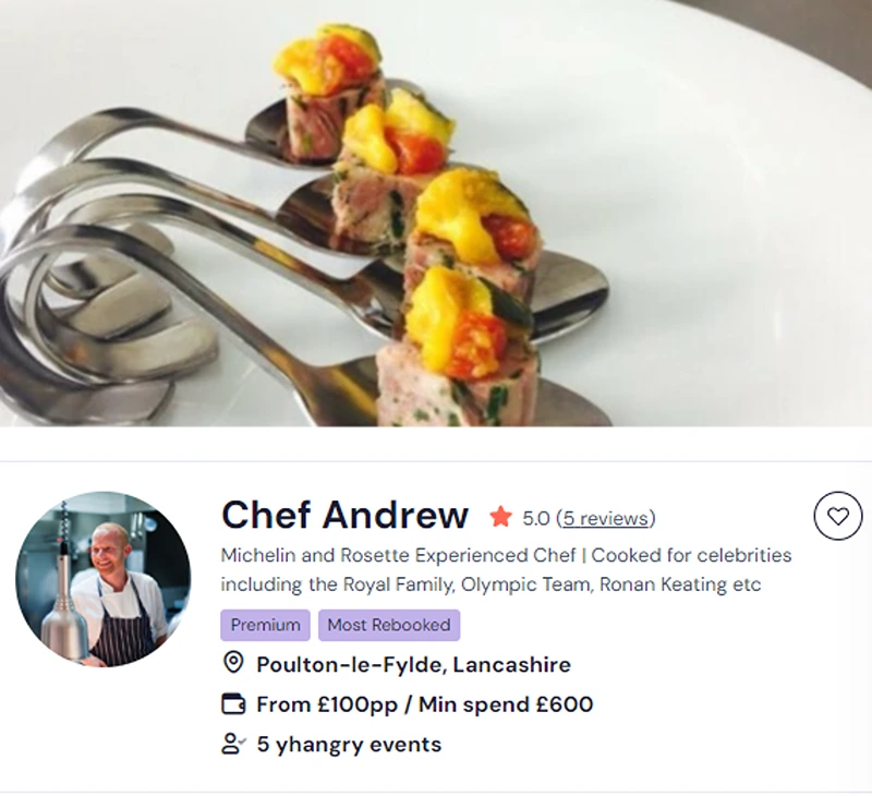 Baking classes in Manchester by chef Andrew.