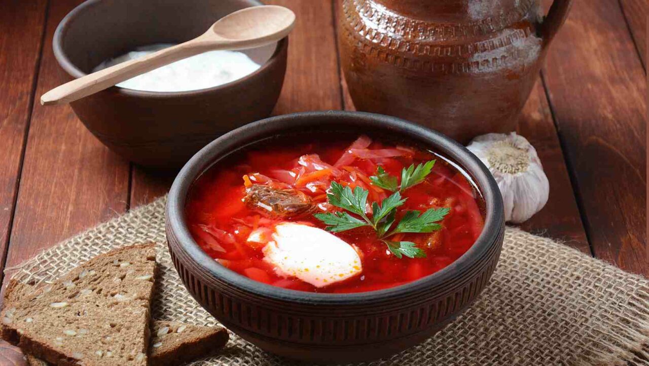 Borscht is an integral part of Ukraine’s christmas dinner