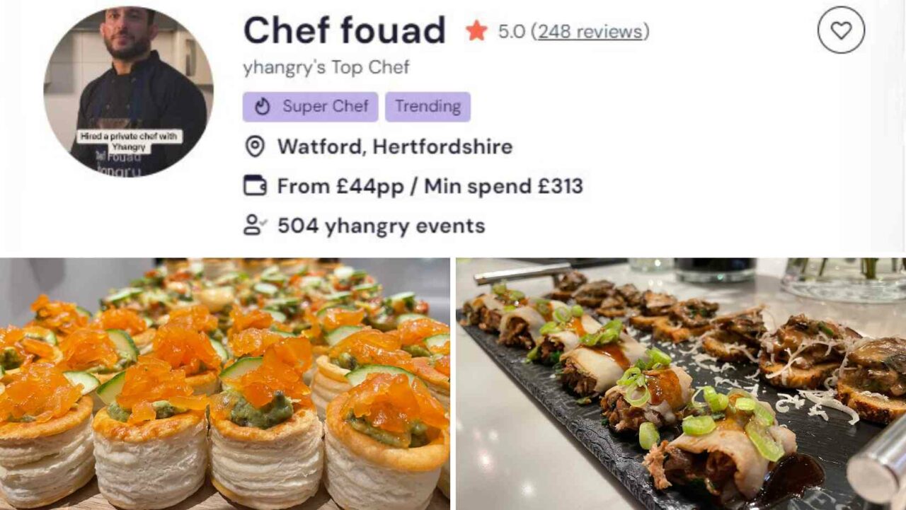 Chef Fouad is an in-demand Greek chef in Lichfield