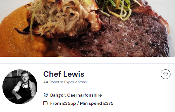 chef lewis indian chef banbridge