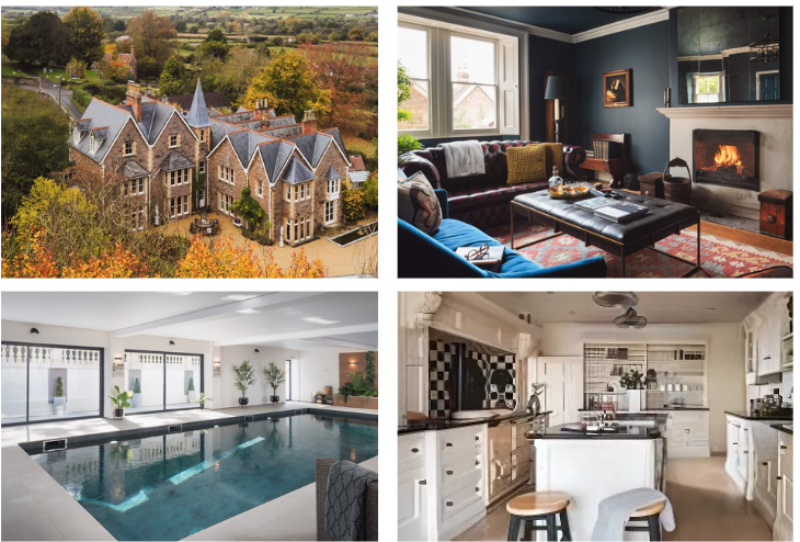 Winscombe Court for large party houses in the UK