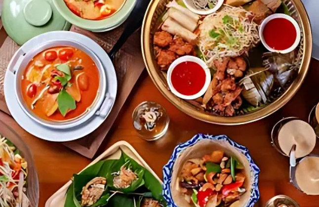 Thai cuisine for a vegetarian dinner party