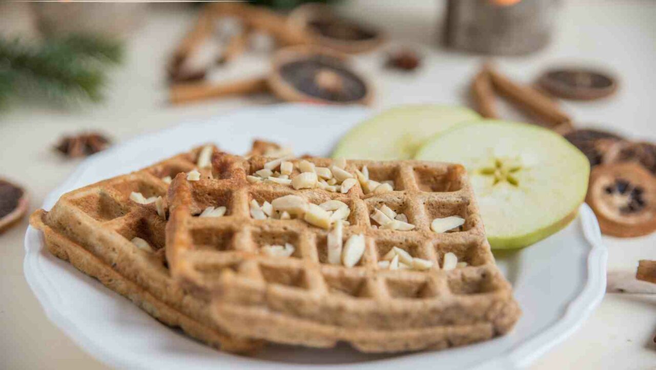 Gingerbread waffles are a nice twist to classic Christmas Eve meal ideas in the UK