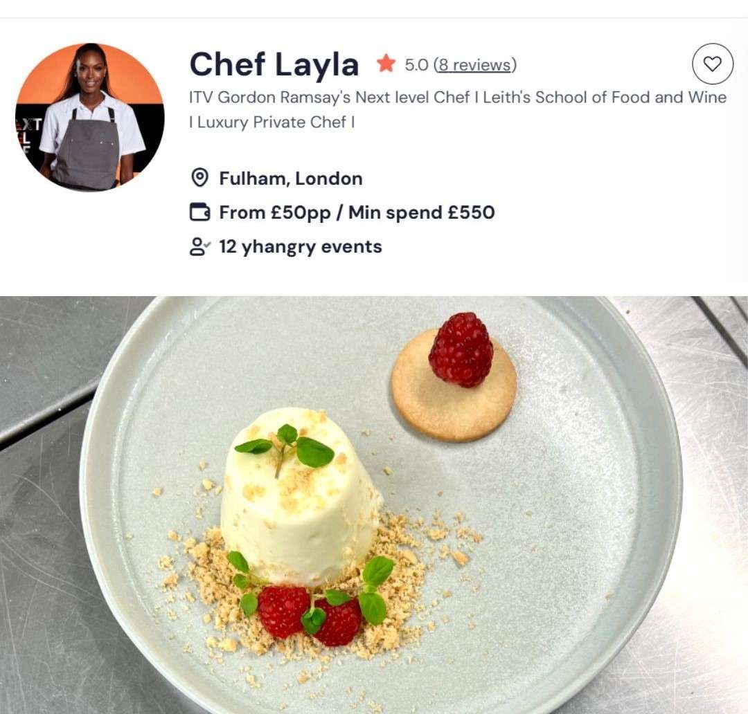 Chef Layla offers breakfast buffets in London.