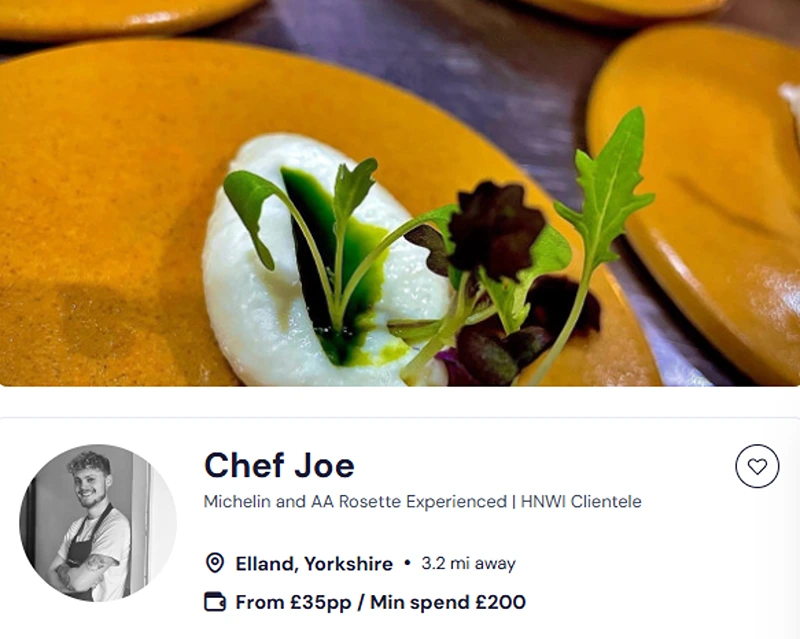 Chef Joe’s credentials for Chinese buffet near Huddersfield.