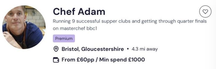 Chef Adam’s exclusive Bristol cooking class is in demand