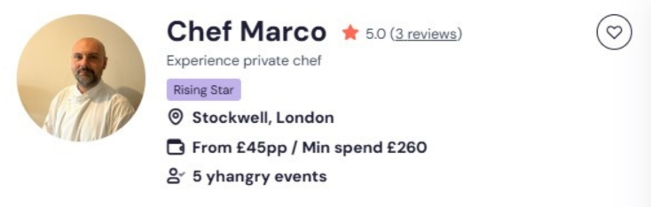 Chef Marco’s cookery classes in Cambridge are top-rated