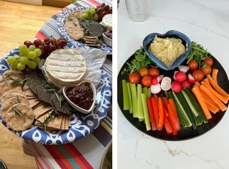 Glimpses of platters from Chef Lukasz’s grazing table catering